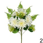 Kytica chryzantéma biela 76x67x88cm 201429B