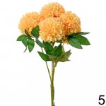 Kytica chryzantéma x5 45cm oranžová 202399O