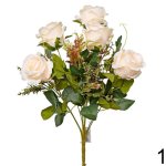 Kytica ruža 50cm maslová 1001500MAS