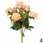 Kytica ruža 50cm oranžová 1001500O