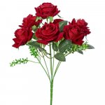 Kytica ruža červená 30cm 208259