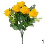 Kytica ruže ŽLTÁ 35cm 202173ZL