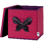 LOVE IT STORE IT Úložný box na hračky s krytom a okienkom - motýľ LI-670308