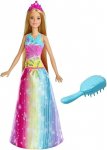Mattel Barbie Princezná s magickými vlasmi blond FRB12  620320