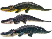 MIKRO -  Krokodíl plyšový 42cm 3farby 0m+ 93261