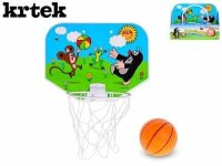 MIKRO -  Krtko basketbalový kôš 33x25cm s loptou 9cm 34594
