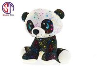 MIKRO -  Panda Star Sparkle plyšová 24cm sediaci 0m+ 93517