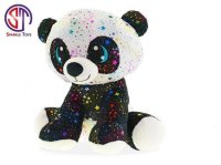 MIKRO -  Panda Star Sparkle plyšová 35cm sediaci 0m+ 93518