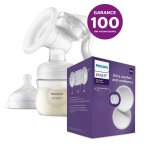 Philips AVENT Odsávačka mat. mlieka manuálna + Vložky do podprsenky jednorazové 100 ks VP-F173683