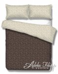 Posteľná súprava 1+1 LIVIA brown/cream 8581305770079