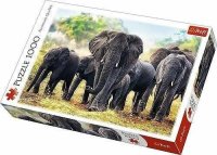 Trefl Puzzle Trefl Africké slony 1000d 10442