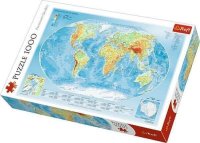 Trefl Puzzle Trefl Zemepisná mapa 1000 10463