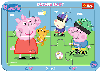 Trefl Trefl Baby puzzle s rámčekom -  Peppa Pig 80021