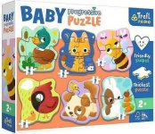 Trefl Trefl Detské progresívne puzzle - Zvieratá 44003