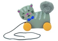Trefl Trefl Drevená hračka mačka na špagátiku 61132