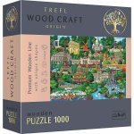 Trefl Trefl Drevené puzzle 1000 - Francúzsko - slávne miesta 20150