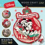 Trefl Trefl Drevené puzzle 160 dielikov - Vianočné dobrodružstvo Mickeyho a Minnie / Disney 20192