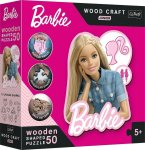 Trefl Trefl Drevené puzzle Junior 50 dielikov - Krásna Barbie 20201