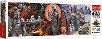 Trefl Trefl Panoramatické puzzle 1000 - Dobrodružstvá Mandalorian / Lucasfilm Star Wars The Mand TR29052