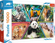 Trefl Trefl Puzzle 1000 - Kráľovstvo zvierat 10672