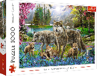 Trefl Trefl Puzzle 1000 - Vlčia rodinka 10558