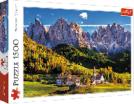 Trefl Trefl Puzzle 1500 - Údolie Val di Funes, Dolomity, Taliansko 26163