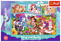 Trefl Trefl Puzzle 200 Amazing Enchantimals world / Mattel Enchantimals 13261