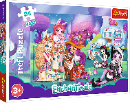 Trefl Trefl Puzzle 24 Maxi Cheerful Enchantimals world / Mattel Enchantimals 14315