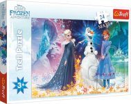 Trefl Trefl Puzzle 24 Maxi  Frozen 2 - Vianoce s Olafom 14265