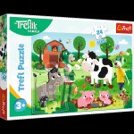 Trefl Trefl Puzzle 24 Maxi - Rodina Treflíkov / Studio Trefl Rodzina Treflików 14361