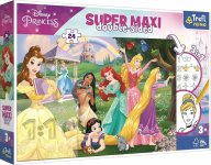 Trefl Trefl Puzzle 24 SUPER MAXI -  Disney Princess 41008
