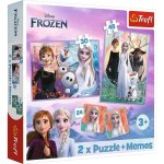 Trefl Trefl Puzzle 2v1 + pexeso - Princezné vo svojej zemi / Disney Frozen 2 93335