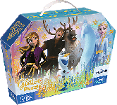 Trefl Trefl Puzzle 70 glitter v kufríku - Disney Frozen 53018