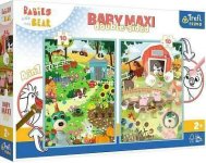 Trefl Trefl Puzzle Baby MAXI 2x10 - Deti a Medveď 43000