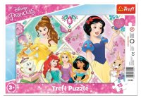 Trefl Trefl Puzzle doskové - Princezné 31352