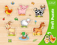 Trefl Trefl Puzzle Rámčekové vkladacie puzzle - Zvieratá z farmy 31305