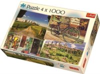 Trefl Trefl Puzzle Taliansko 4 x 1000 dielikov 90673