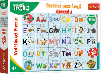 Trefl Trefl Vzdelávacie puzzle 30 dielikov - Treflíci spoznávajú abecedu CZ / Trefl 15567