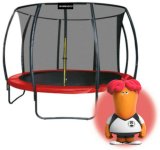 WANNADO WANNADO Trampolína 6FT - 183cm s vnútornou sieťou + rebrík - Red WD6R