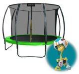 WANNADO WANNADO Trampolína 8FT - 244cm s vnútornou sieťou + rebrík - Light Green WD8LG