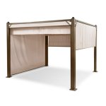 Blumfeldt Pantheon Cortina Rust, pavilón so strechou, 3 × 3 m, 4 bočné diely