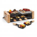 Klarstein Chateaubriand Nuovo Raclette, grilovacia platňa, 1200 W, hliník/kameň, 8 osôb