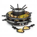 Klarstein Fonduelette, rakletový gril a fondue, 1350 W, 1 liter, Ø 38 cm, pre 8 osôb