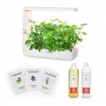 Klarstein GrowIt Cuisine Starter Kit Asia, 10 priesad, 25 W LED, 2 l, Asia Seeds, živný roztok