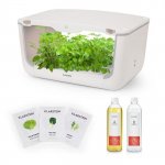 Klarstein GrowIt Farm Starter Kit Salad, 28 rastlín, 48 W, 8 l, semená Salad Seeds, živný roztok