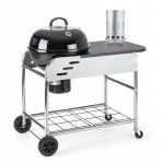 Klarstein Meatpacker Set XXL gril na drevené uhlie BBQ smoker + elektrický zapaľovač