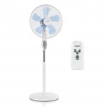 Klarstein Summerjam, stojanový ventilátor, 41 cm, 50 W, 3 stupne rýchlosti, diaľkový ovládač, biely