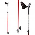 Nordic walking palice EXEL Sport Carbon 105 - 130 cm Červená Nastaviteľné