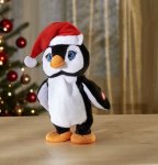 Magnet 3Pagen Hovoriaci vianočný tučniak 