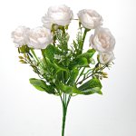 Magnet 3Pagen Kytica ruží biela